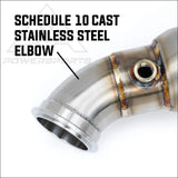 EVP Racing Shocker Electric Side-Dump Down Pipe with Bullet Muffler for 2024 Can-Am Maverick R - Exhaust