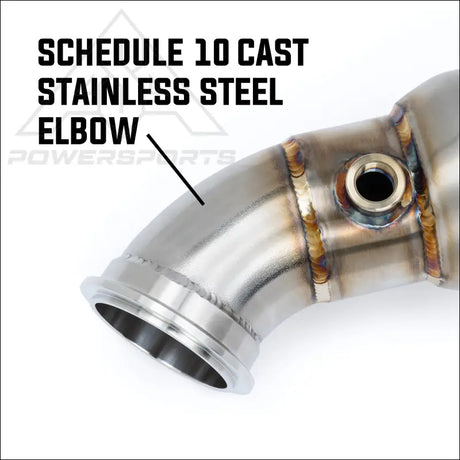 EVP Racing Shocker Electric Side-Dump Down Pipe with Bullet Muffler for 2024 Can-Am Maverick R - Exhaust