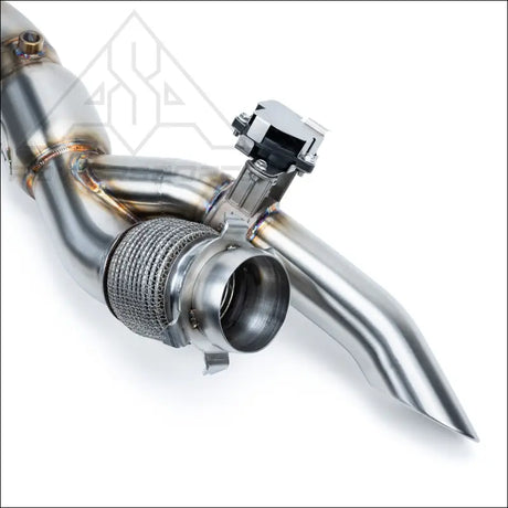 EVP Racing Shocker Electric Side-Dump Down Pipe with Bullet Muffler for 2024 Can-Am Maverick R - Exhaust