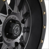 Frontline 223 Beadlock Wheels - Matte Black - 15x7 / 4x137 / 5 + 2 ( + 38mm)