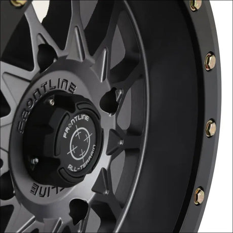 Frontline 223 Beadlock Wheels - Matte Black - 15x7 / 4x137 / 5 + 2 ( + 38mm)