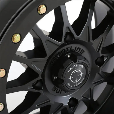 Frontline 223 Beadlock Wheels - Matte Black - 15x7 / 4x156 / 4 + 3 ( + 10mm)