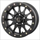 Frontline 223 Beadlock Wheels - Matte Black - 15x7 / 4x156 / 5 + 2 ( + 38mm)