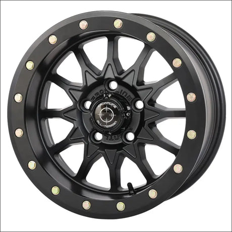 Frontline 223 Beadlock Wheels - Matte Black - 15x7 / 4x156 / 5 + 2 ( + 38mm)