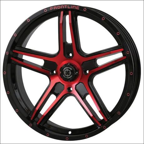 Frontline 505 Wheels - Dynamic Red - 20x6.5 / 4x137 / 4 + 3 ( + 10MM)