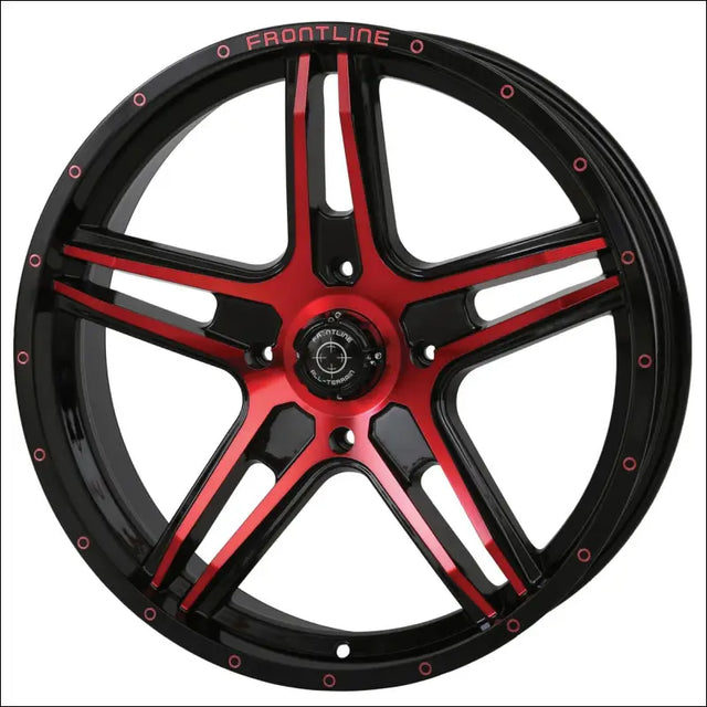 Frontline 505 Wheels - Dynamic Red - 20x6.5 / 4x137 / 4 + 3 ( + 10MM)