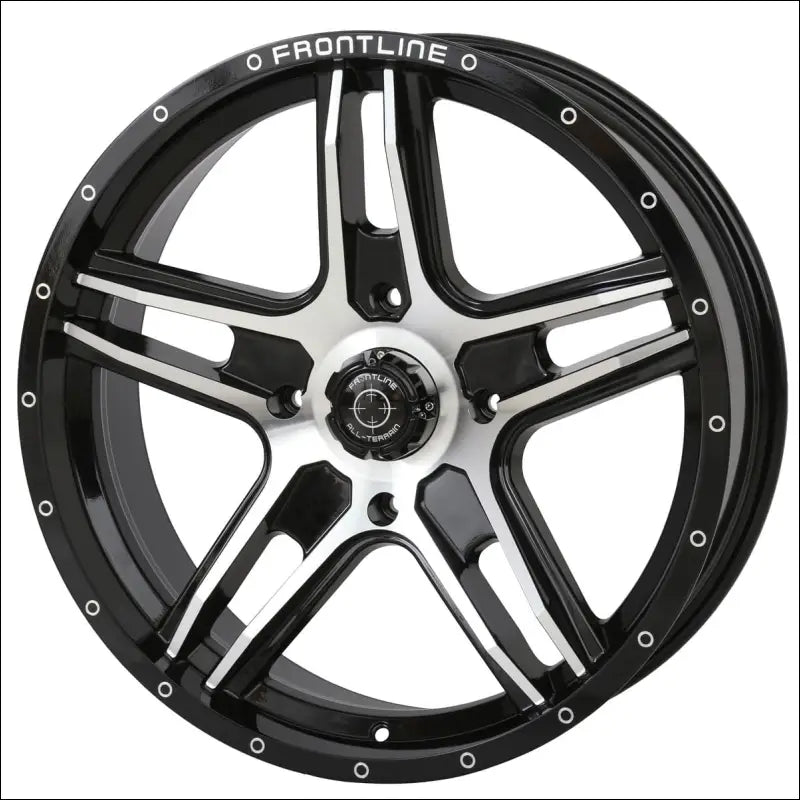 Frontline 505 Wheels - Gloss Black Machined - 20x6.5 / 4x137 / 4 + 3 ( + 10MM)