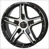 Frontline 505 Wheels - Gloss Black Machined - 20x6.5 / 4x137 / 4 + 3 ( + 10MM)