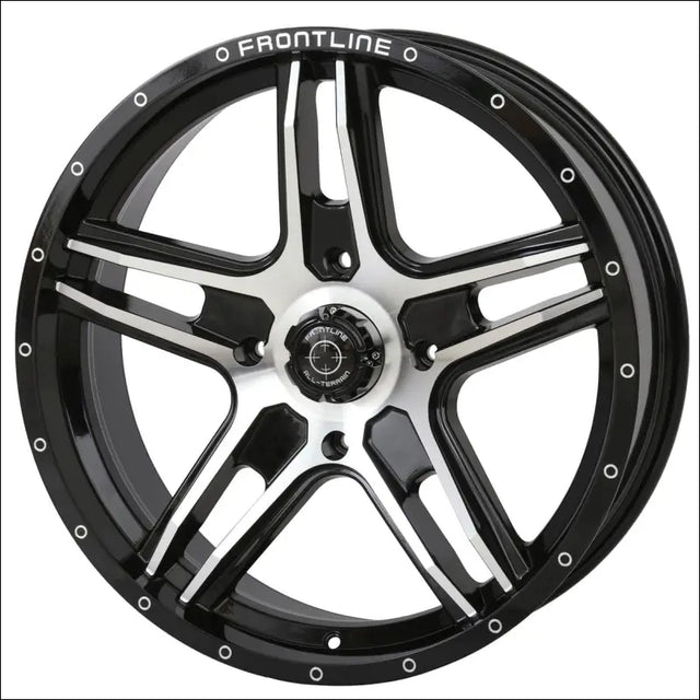 Frontline 505 Wheels - Gloss Black Machined - 20x6.5 / 4x137 / 4 + 3 ( + 10MM)