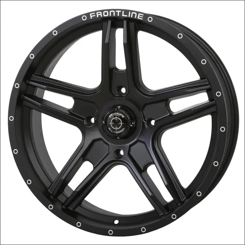Frontline 505 Wheels - Matte Black - 20x6.5 / 4x137 / 4 + 3 ( + 10MM)