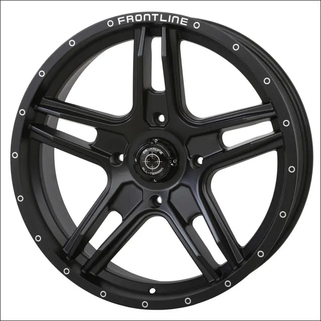 Frontline 505 Wheels - Matte Black - 20x6.5 / 4x137 / 4 + 3 ( + 10MM)