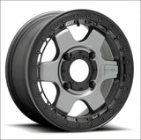 Fuel Block Beadlock Matte Anthracite - 15x6 + 38mm / 4x156 - Wheels