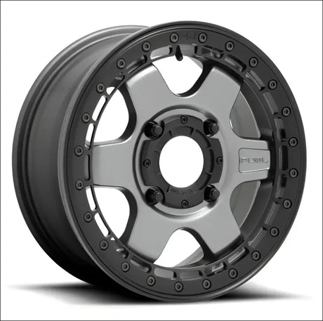 Fuel Block Beadlock Matte Anthracite - 15x6 + 38mm / 4x156 - Wheels