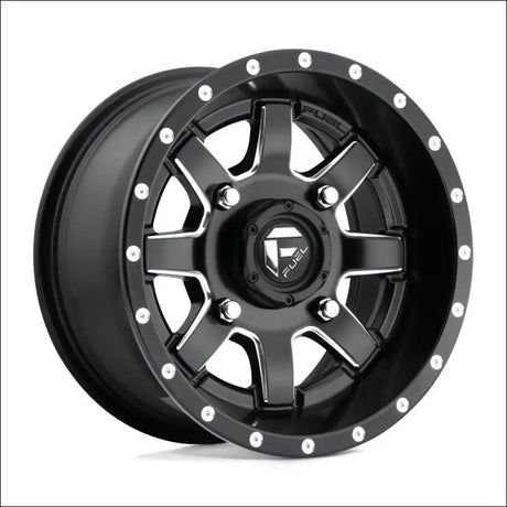 Fuel D538 Maverick Non-Beadlock Wheel Matte Black Milled - 14x7 / 4x110 / + 13mm - Wheels