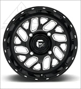 Fuel D581 Triton Non-Beadlock Wheel Gloss Black Milled - Wheels