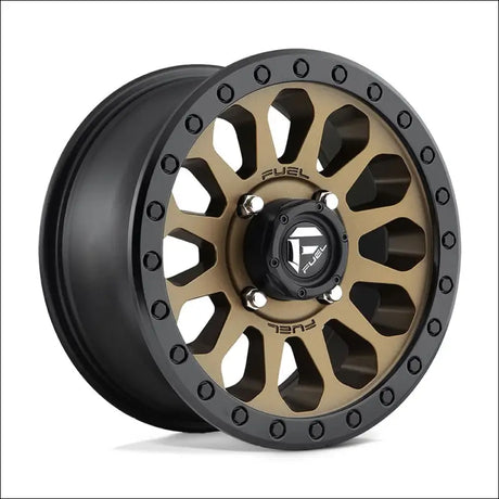 Fuel D600 Vector UTV Non-Beadlock Matte Bronze Black Bead Ring - 14x7 / 4x137 / + 13mm - Wheels
