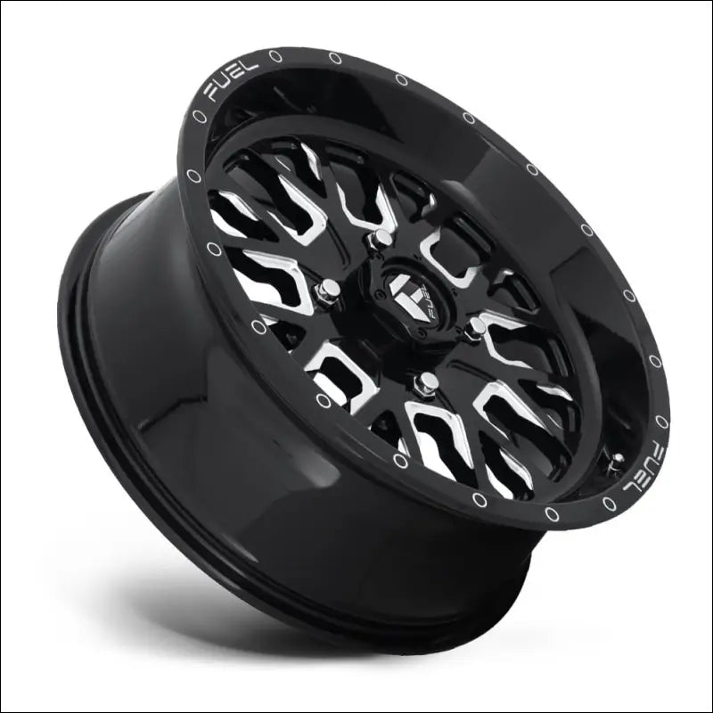 Fuel D611 Stroke Non-Beadlock Wheel Gloss Black Milled - 18x7 / 4x156 / + 13mm - Wheels