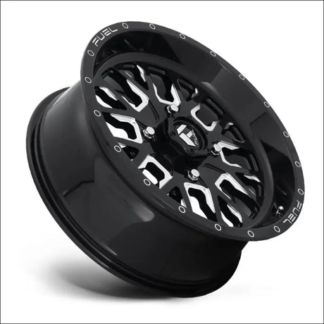 Fuel D611 Stroke Non-Beadlock Wheel Gloss Black Milled - 18x7 / 4x156 / + 13mm - Wheels