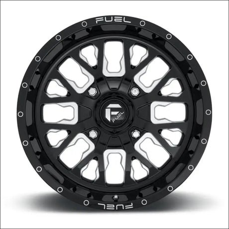 Fuel D611 Stroke Non-Beadlock Wheel Gloss Black Milled - 20x7 / 4x137 / + 13mm - Wheels