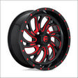 Fuel D642 Kompressor Gloss Black Red Tinted Clear - 18x7 / 4x137 / + 13mm - Wheels