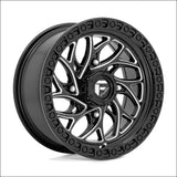 Fuel D741 Runner UTV Non-Beadlock Gloss Black Milled - 15x7 / 4x137 / + 10mm - Wheels