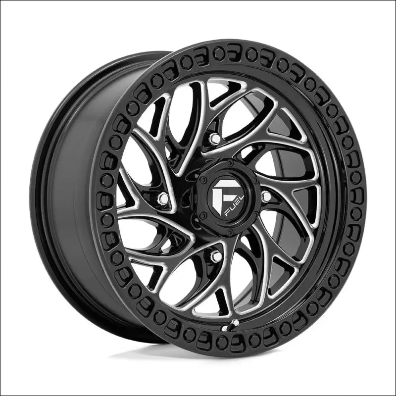 Fuel D741 Runner UTV Non-Beadlock Gloss Black Milled - 18x7 / 4x156 / + 13mm - Wheels