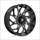 Fuel D741 Runner UTV Non-Beadlock Gloss Black Milled - 20x7 / 4x137 / + 13mm - Wheels