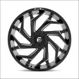 Fuel D753 Reaction UTV Wheel Gloss Black Milled - 18x7 / 4x137 / + 13mm - Wheels