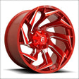Fuel D754 Reaction UTV Wheel - Candy Red Milled (5 Lug) - Wheels