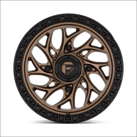 Fuel D777 Runner UTV Non-Beadlock Bronze w/Matte Black Ring - 15x10 / 4x137 / + 0mm - Wheels