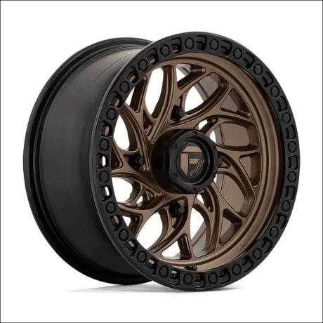 Fuel D777 Runner UTV Non-Beadlock Bronze w/Matte Black Ring - 15x7 / 4x137 / + 10mm - Wheels