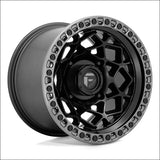 Fuel D783 Unit UTV Non-Beadlock Matte Black w/Gunmetal Ring - 15x7 / 4x137 / + 10mm - Wheels