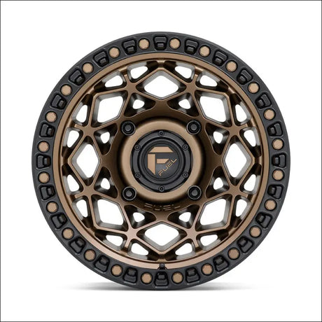 Fuel D785 Unit UTV Non-Beadlock Bronze w/ Matte Black Ring - 15x10 / 4x137 / + 0mm - Wheels