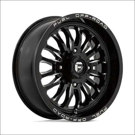 Fuel D821 ARC UTV Wheel Gloss Black Milled - 18x7 / 4x137 / + 13mm - Wheels