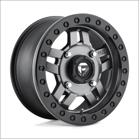 Fuel D918 Anza Beadlock Matte Gun Metal - 14x7 / 4x137 / + 13mm - Wheels