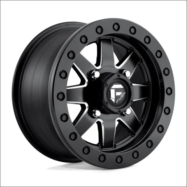 Fuel D938 Maverick Beadlock Matte Black Milled - 14x7 / 4x137 / + 38mm - Wheels