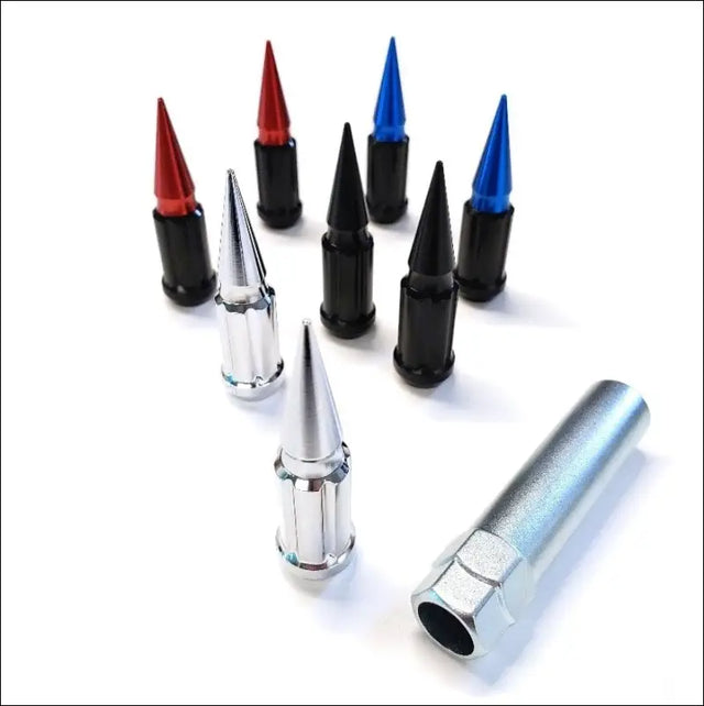 Gorilla Spiked Lug Kit - 10mm x 1.25 - Red - Wheels