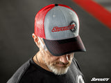 SuperATV Logo Grey and Red Trucker Hat