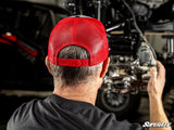 SuperATV Logo Grey and Red Trucker Hat