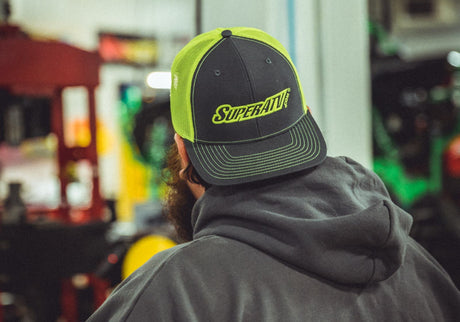 Green and Gray SuperATV Trucker Hat