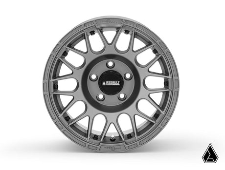 Standard XT Warrior Tires 32x10x15 on 15x10 Assault Industries Hellfire Matte Titanium Wheels 4/156 Pattern