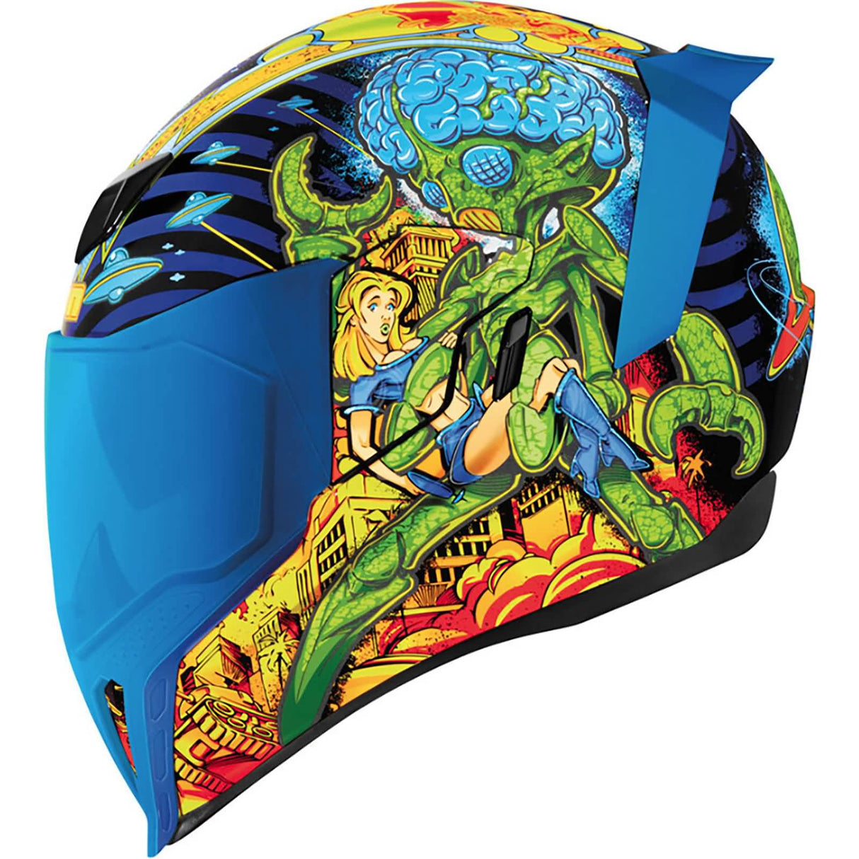 Icon Airflite Bugoid Blitz Adult Street Helmets