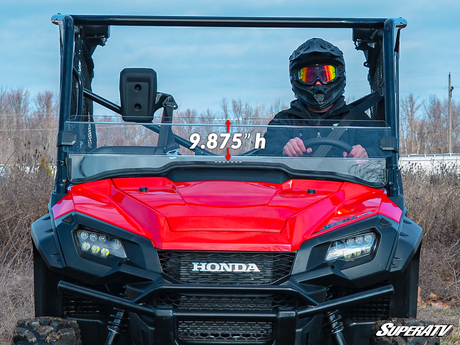 Honda Pioneer 1000 Half Windshield