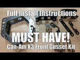 Assault Industries Can-Am Maverick X3 F-22 Front Structural Reinforcement Kit