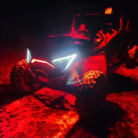 Infinite Offroad (RGB + W) Polaris Fang or Brow Light - RZR Pro / No Controller - Rock Lights