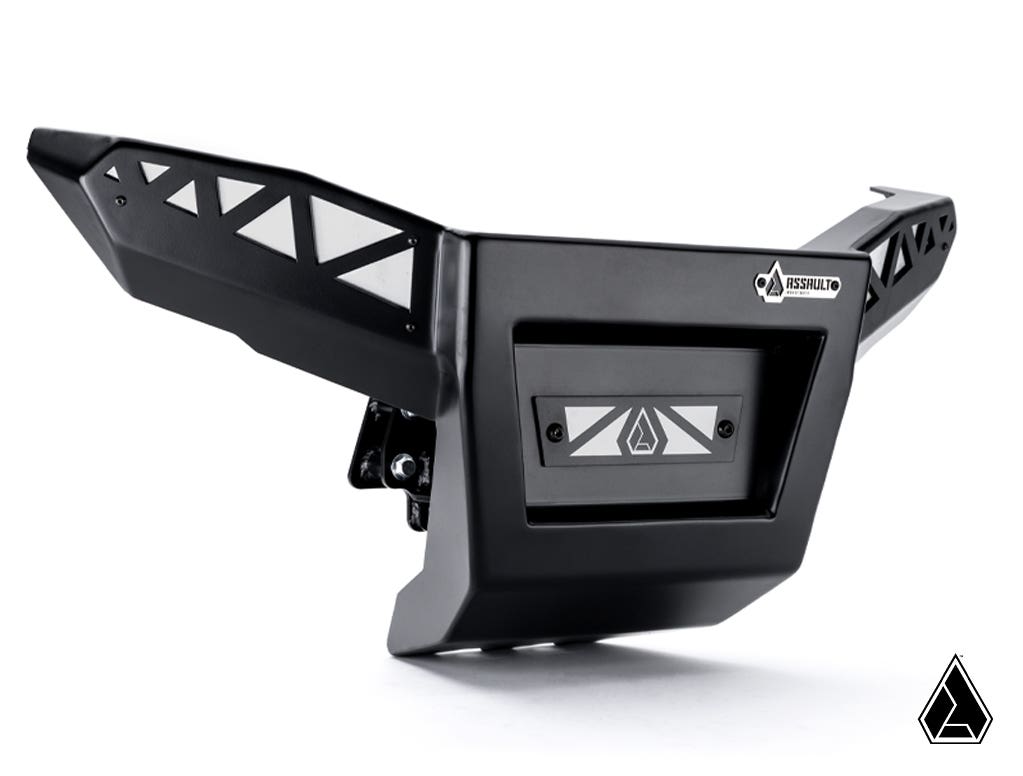 Assault Industries Kawasaki Teryx H2 Winch-Ready Aluminum Plate Front Bumper