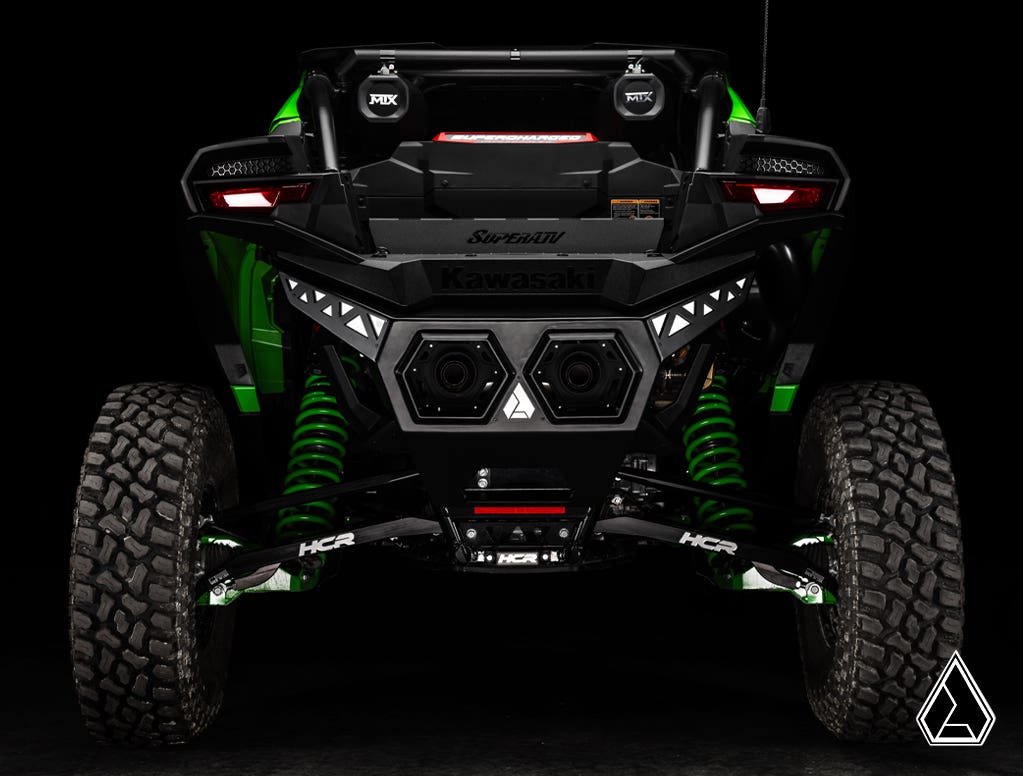Assault Industries Kawasaki Teryx H2 Aluminum Plate Rear Bumper