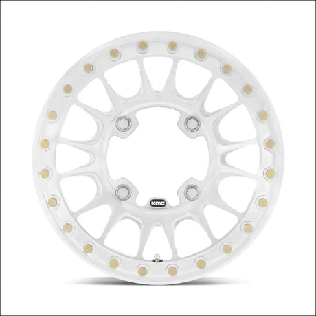 KMC Impact Forged Beadlock UTV Wheel - Raw Machined Forged