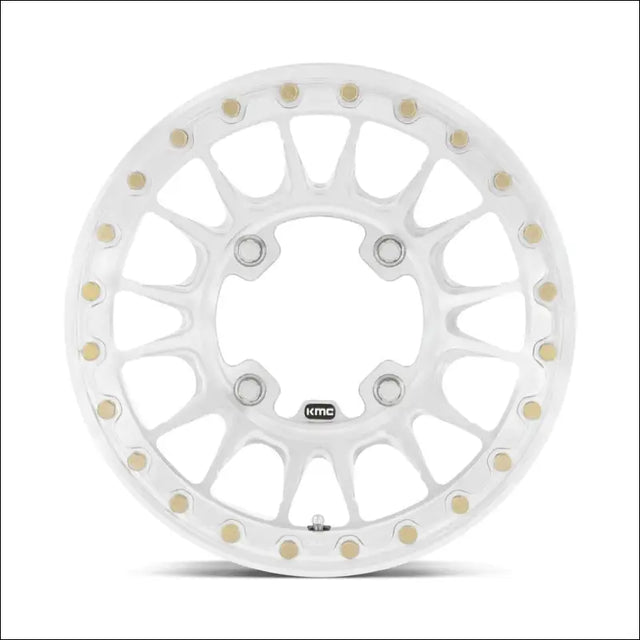 KMC Impact Forged Beadlock UTV Wheel - Raw Machined Forged