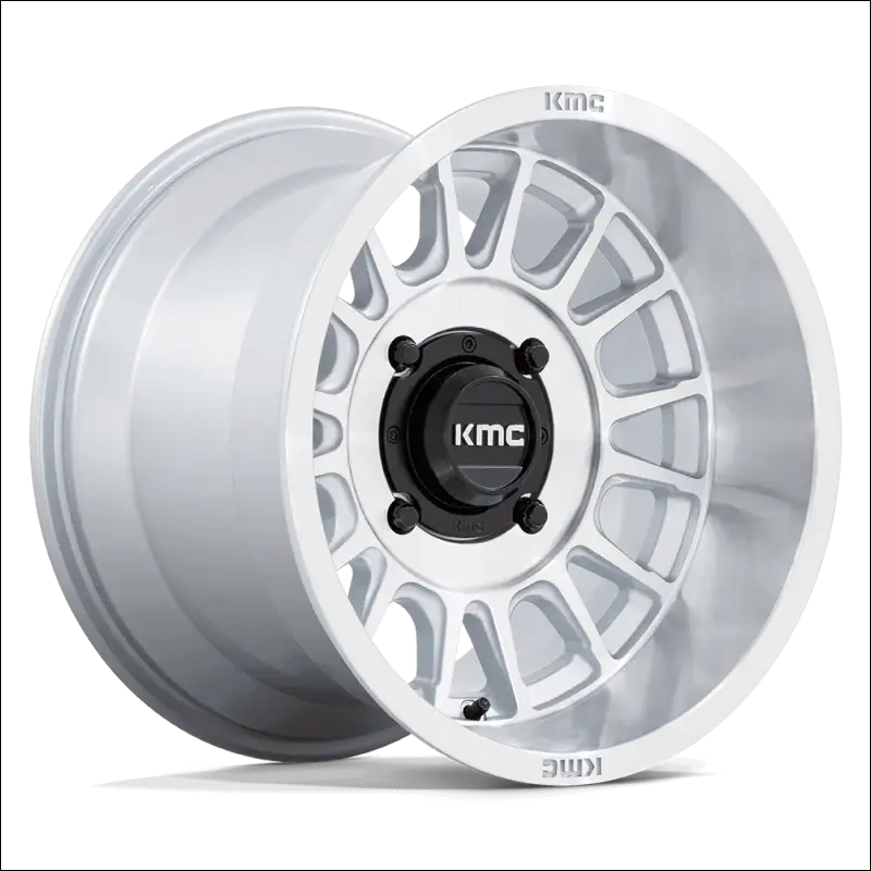 KMC KS138 Impact UTV Wheel – Silver Machined Face